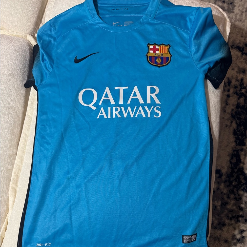 Nike Kids Bright Blue Soccer Jersey
